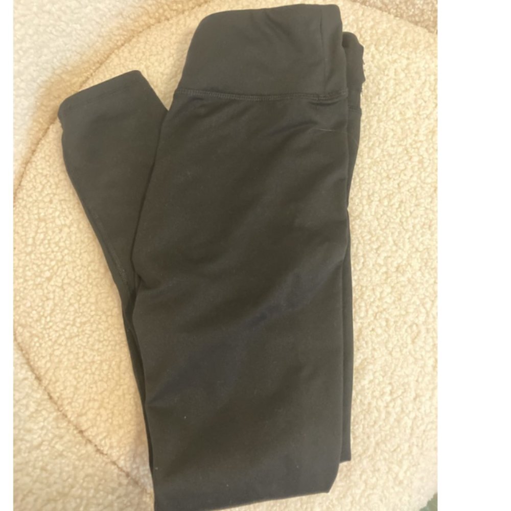 Girls Active Black Leggings